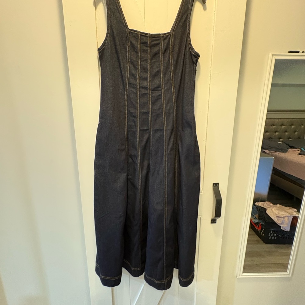 Liverpool Jean Midi Dress NWT - Picture 4 of 6